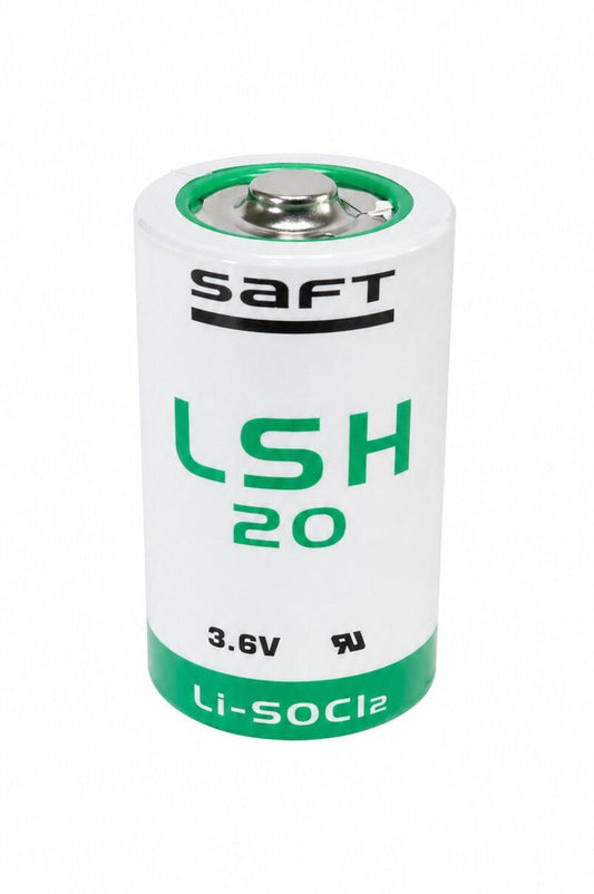 Saft LSH 20 Lithium-Batterie 3,6 V D-Bauform für TerraTransfer-Datenlogger